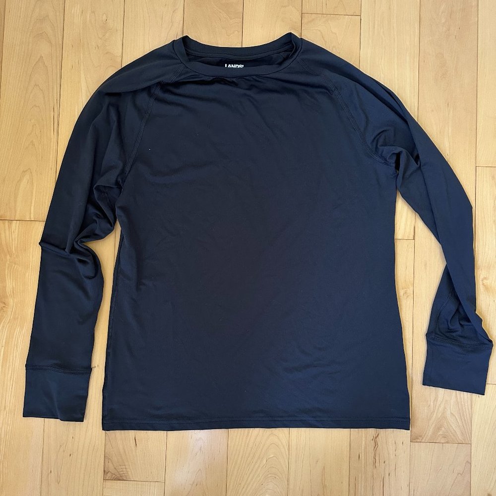Lands End Long Sleeve Compression Tee